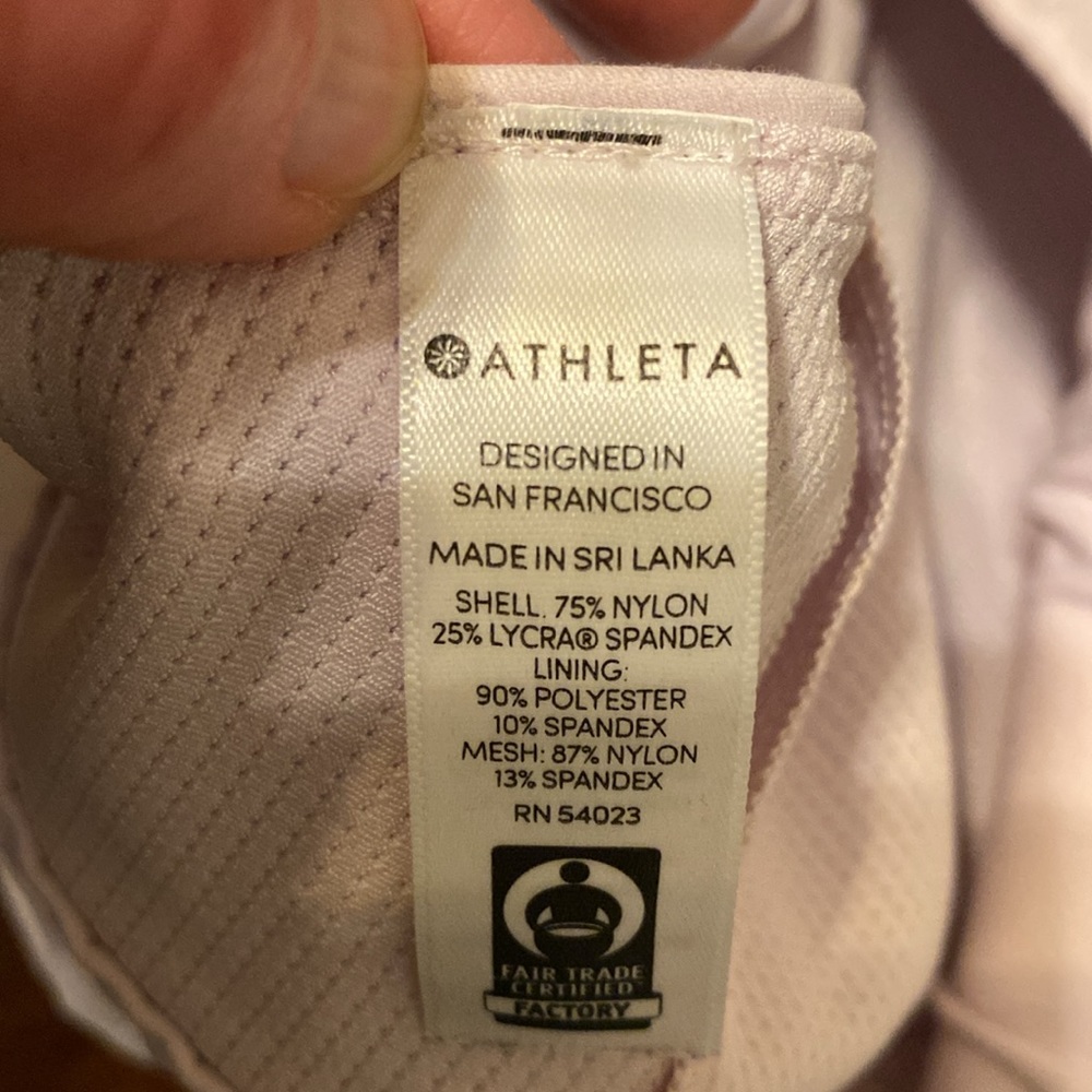 Athleta Lotus Powervita simply lilac sports bra - Picture 4 of 6
